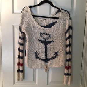 Free People knit anchor sweater